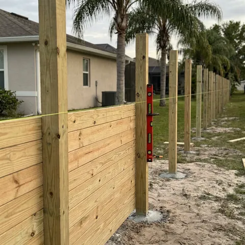 Fence & Mailbox Posts poured with metered small-load concrete in Florida